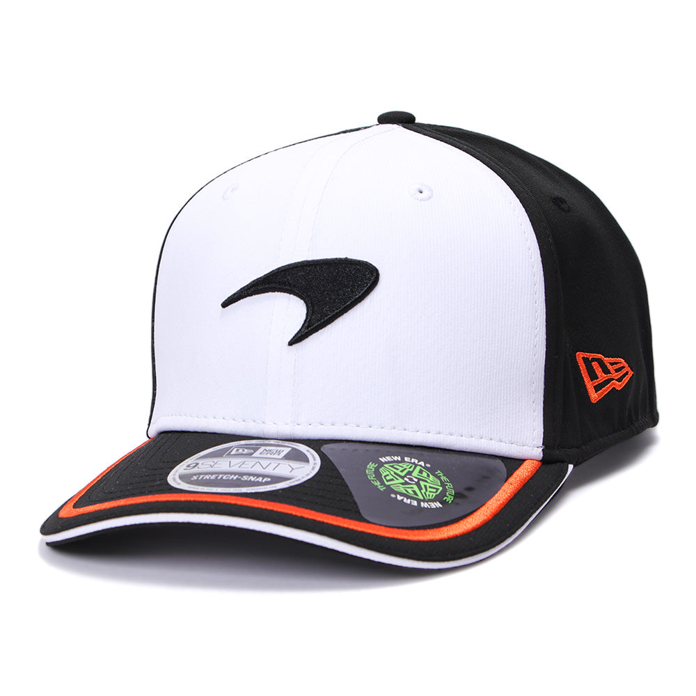 New Era Mclaren Racing Deep Optic White 9SEVENTY Stretch Snapback Cap