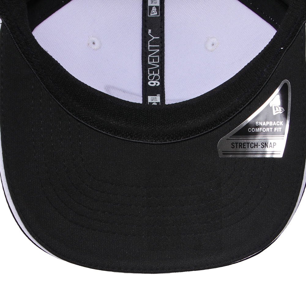 New Era Mclaren Racing Deep Optic White 9SEVENTY Stretch Snapback Cap