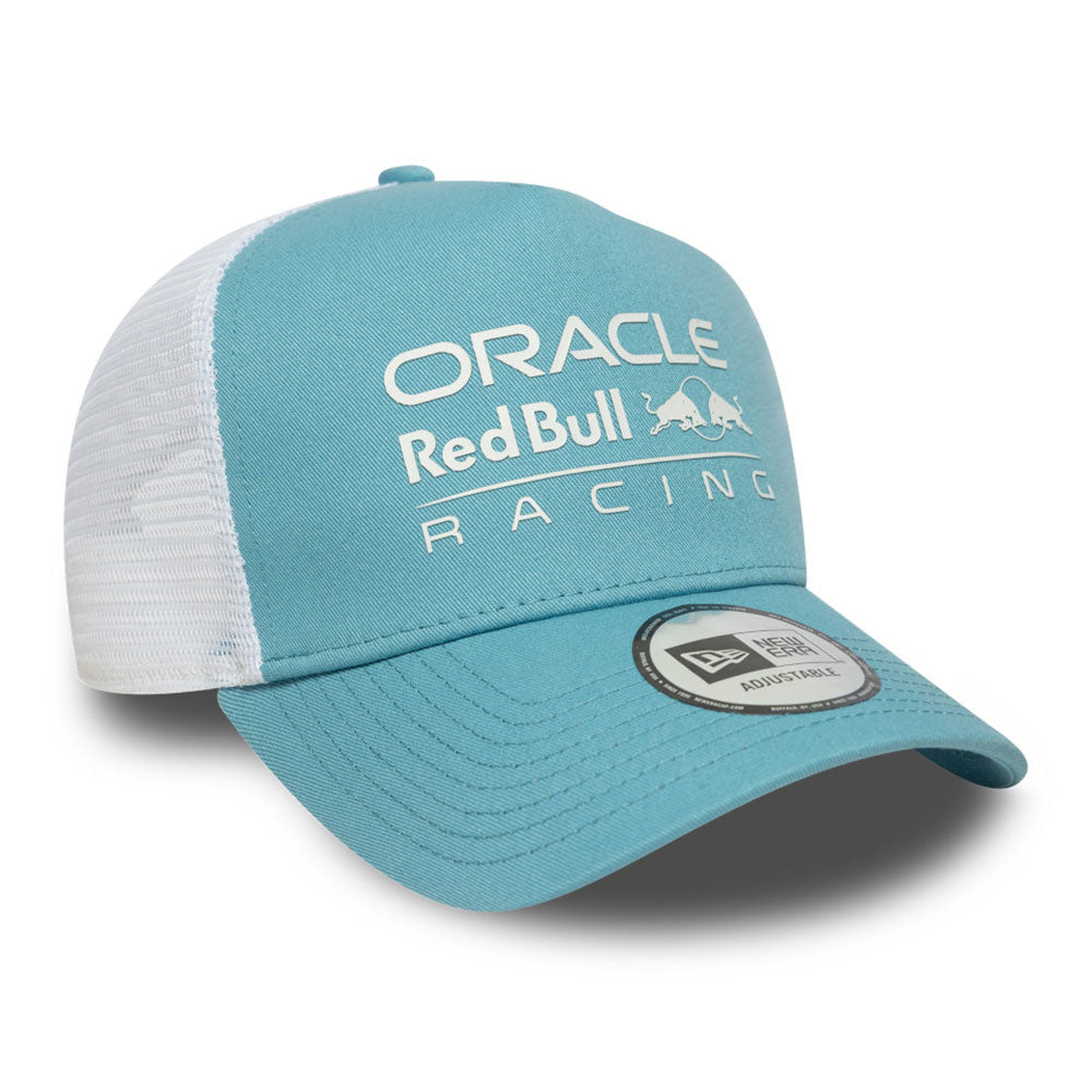New Era Red Bull Racing Blue Foam Seasonal 9FORTY E-Frame Trucker Cap