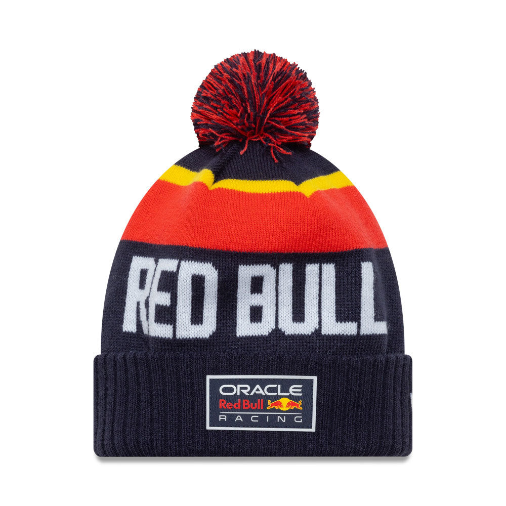 New Era Red Bull Racing Wordmark Night Sky Navy 6 Dart Cuff Beanie