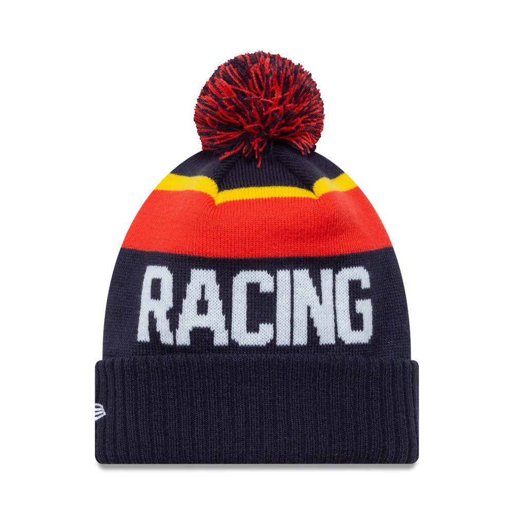 New Era Red Bull Racing Wordmark Night Sky Navy 6 Dart Cuff Beanie