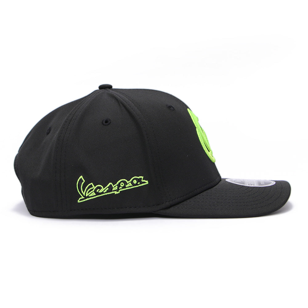 New Era Vespa Piaggio Black Recycled 9SEVENTY Stretch Snapback Cap