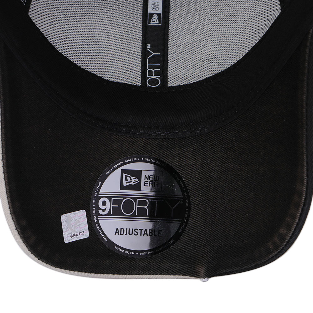 New Era Vespa Piaggio Black Stone Distressed 9FORTY Adjustable Cap