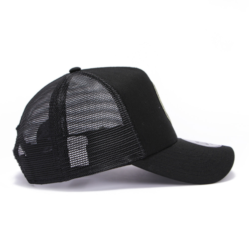 New Era AC Milan Football Club Black 9FORTY E-Frame Trucker Snapback Cap