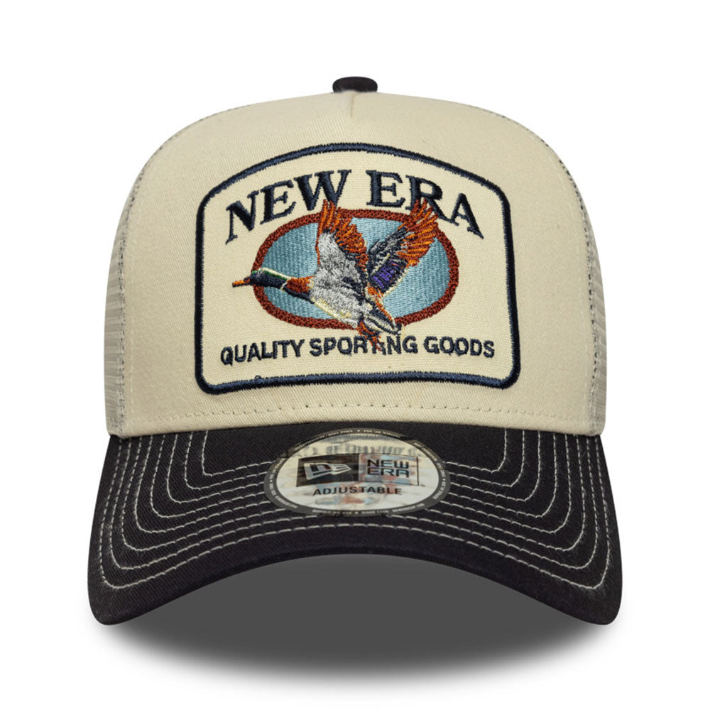 New Era Animal Patch Light Cream 9FORTY E-Frame Trucker Cap