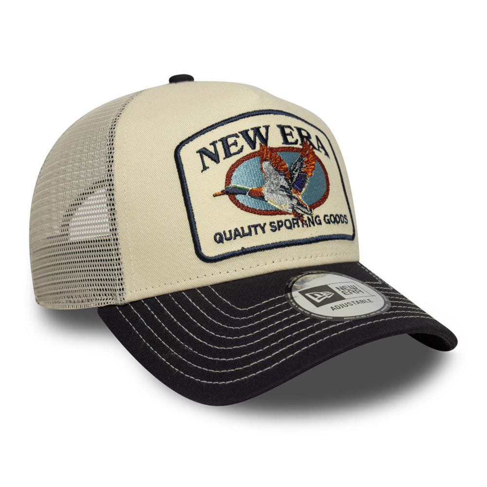 New Era Animal Patch Light Cream 9FORTY E-Frame Trucker Cap