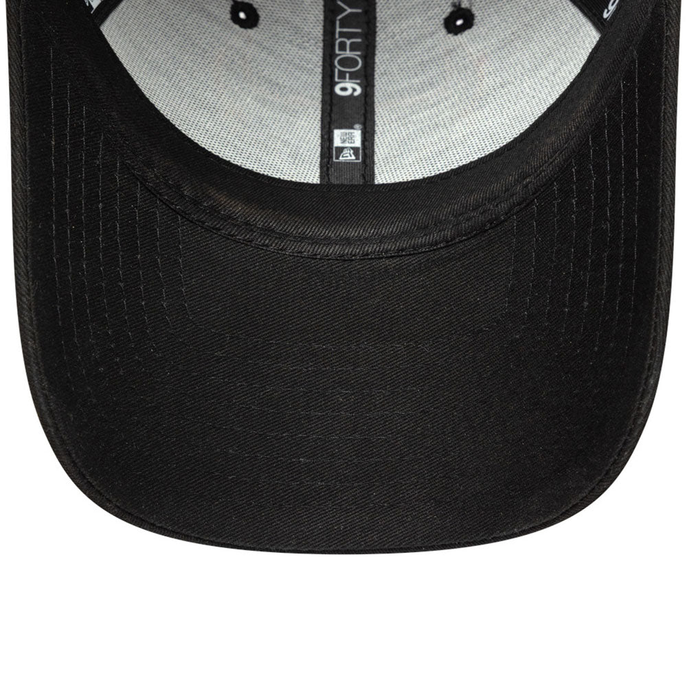 New Era Chicago Bulls Team Outline Black 9FORTY Adjustable Caps