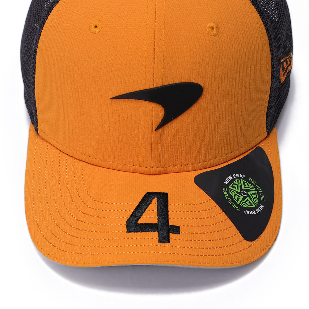 New Era McLaren Racing Lando Norris Medium Orange 9SEVENTY Stretch Snapback Cap