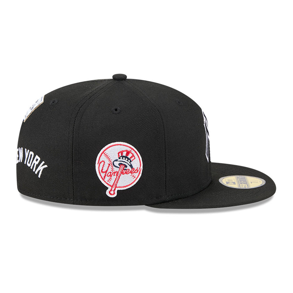 New Era New York Yankees Alpha Industries JKT2460 Black 59FIFTY Fitted Cap