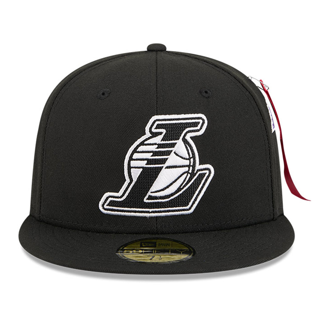 New Era Los Angeles Lakers Alpha Industries 26164 Black 59FIFTY Fitted Cap (ONLINE EXCLUSIVE)