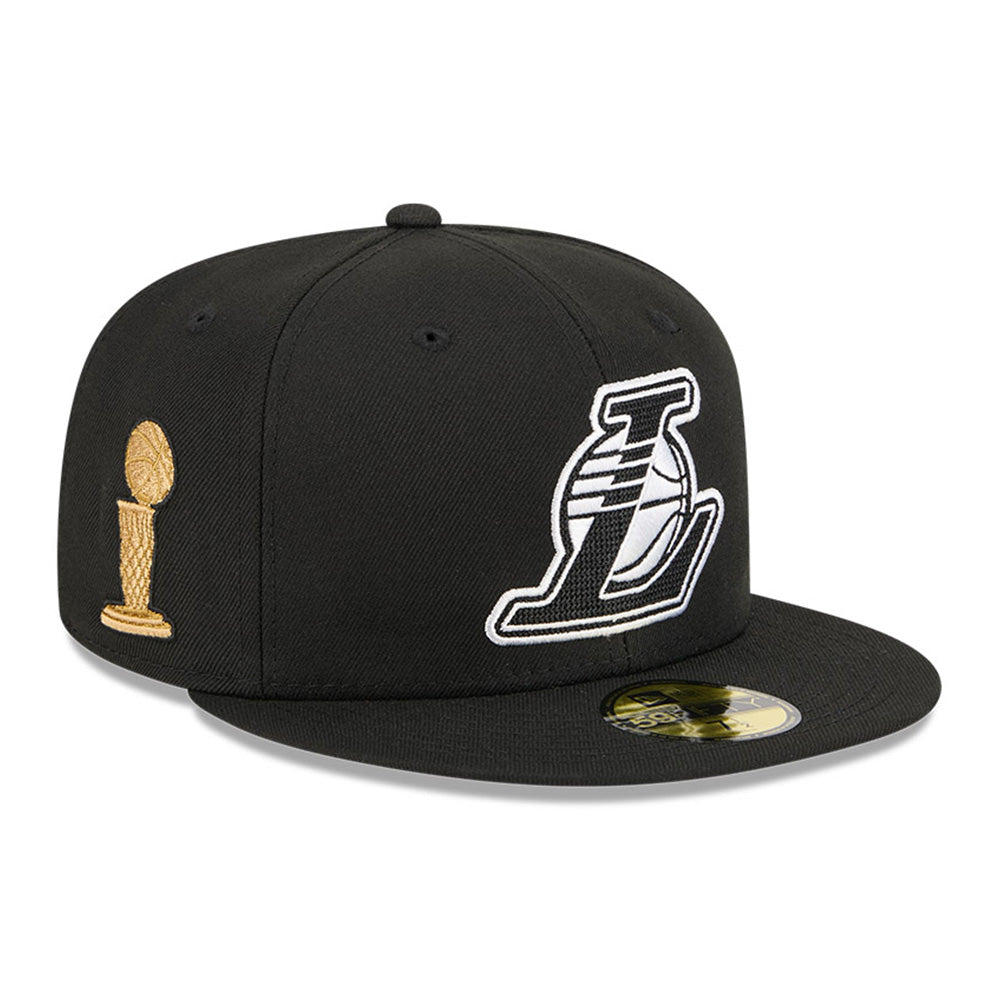 New Era Los Angeles Lakers Alpha Industries 26164 Black 59FIFTY Fitted Cap (ONLINE EXCLUSIVE)