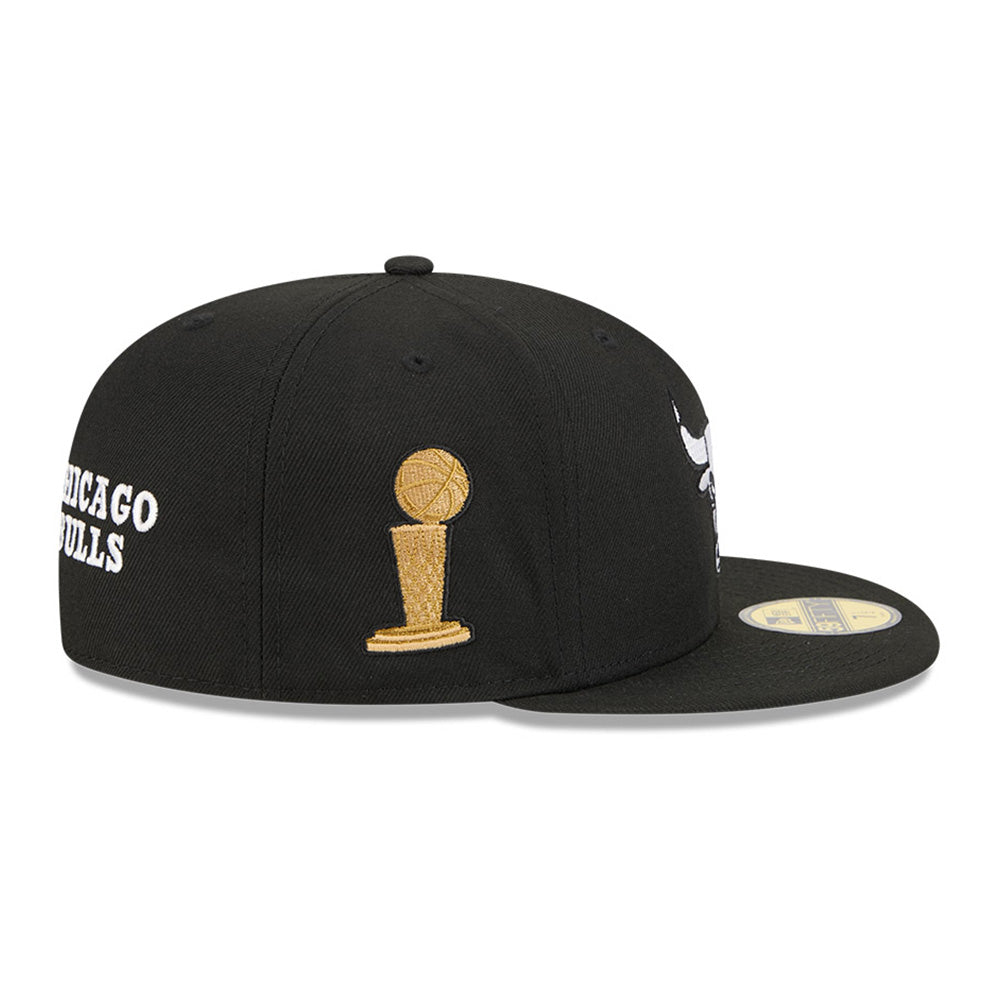 New Era Chicago Bulls Alpha Industries 26164 Black 59FIFTY Fitted Cap (ONLINE EXCLUSIVE)