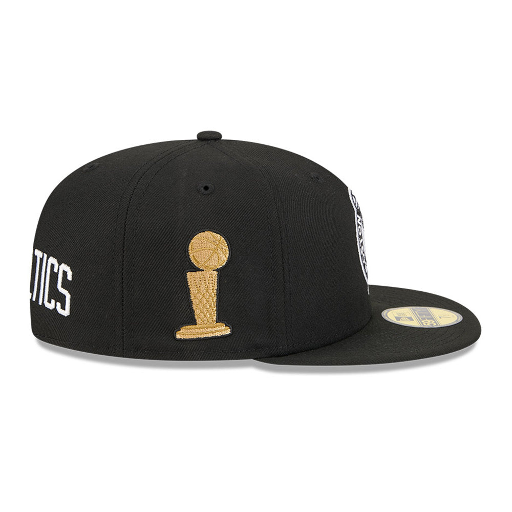 New Era Boston Celtics Alpha Industries 26164 Black 59FIFTY Fitted Cap (ONLINE EXCLUSIVE)