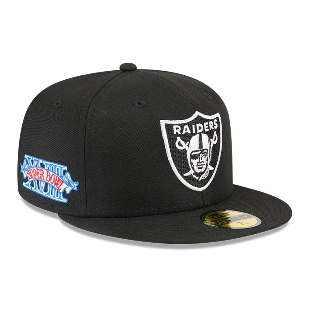 New Era Las Vegas Raiders Alpha Industries JKT2460 Black 59FIFTY Fitted Cap (ONLINE EXCLUSIVE)