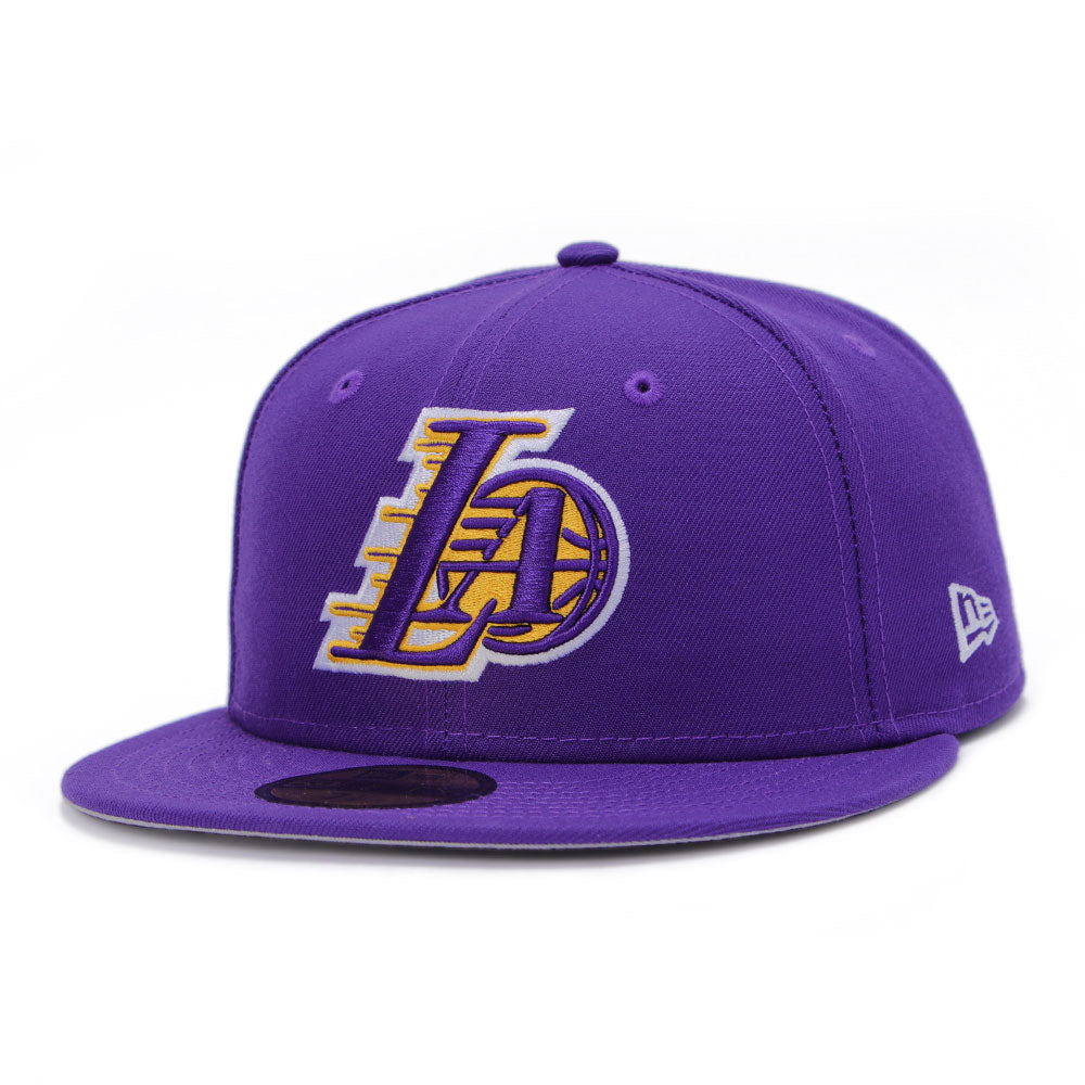 New Era Los Angeles Lakers Deceptor Collection Purple 59FIFTY Fitted Cap
