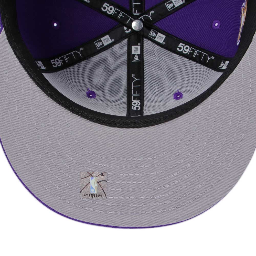 New Era Los Angeles Lakers Deceptor Collection Purple 59FIFTY Fitted Cap