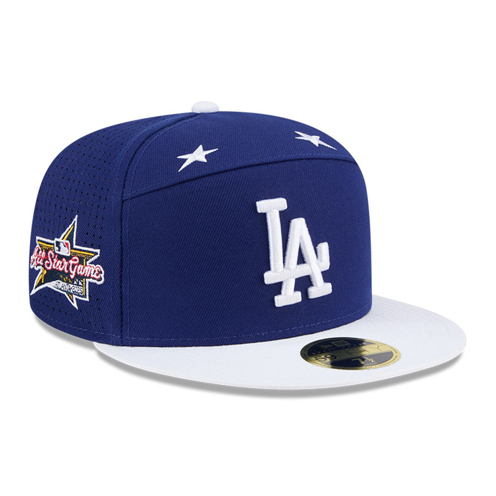 New Era Los Angeles Dodgers 2025 All Star Game Dark Blue 59FIFTY Split Panel Fitted Cap