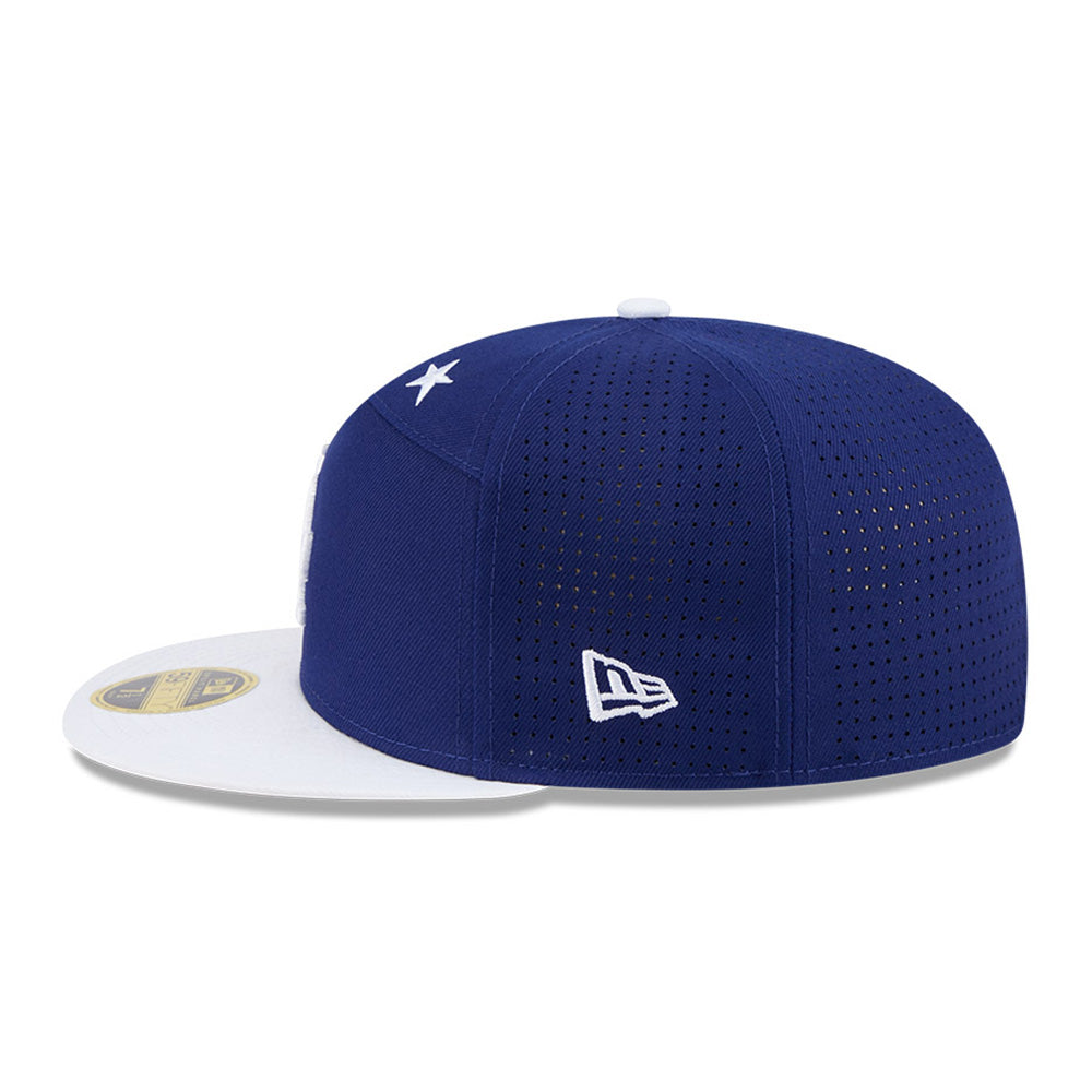 New Era Los Angeles Dodgers 2025 All Star Game Dark Blue 59FIFTY Split Panel Fitted Cap