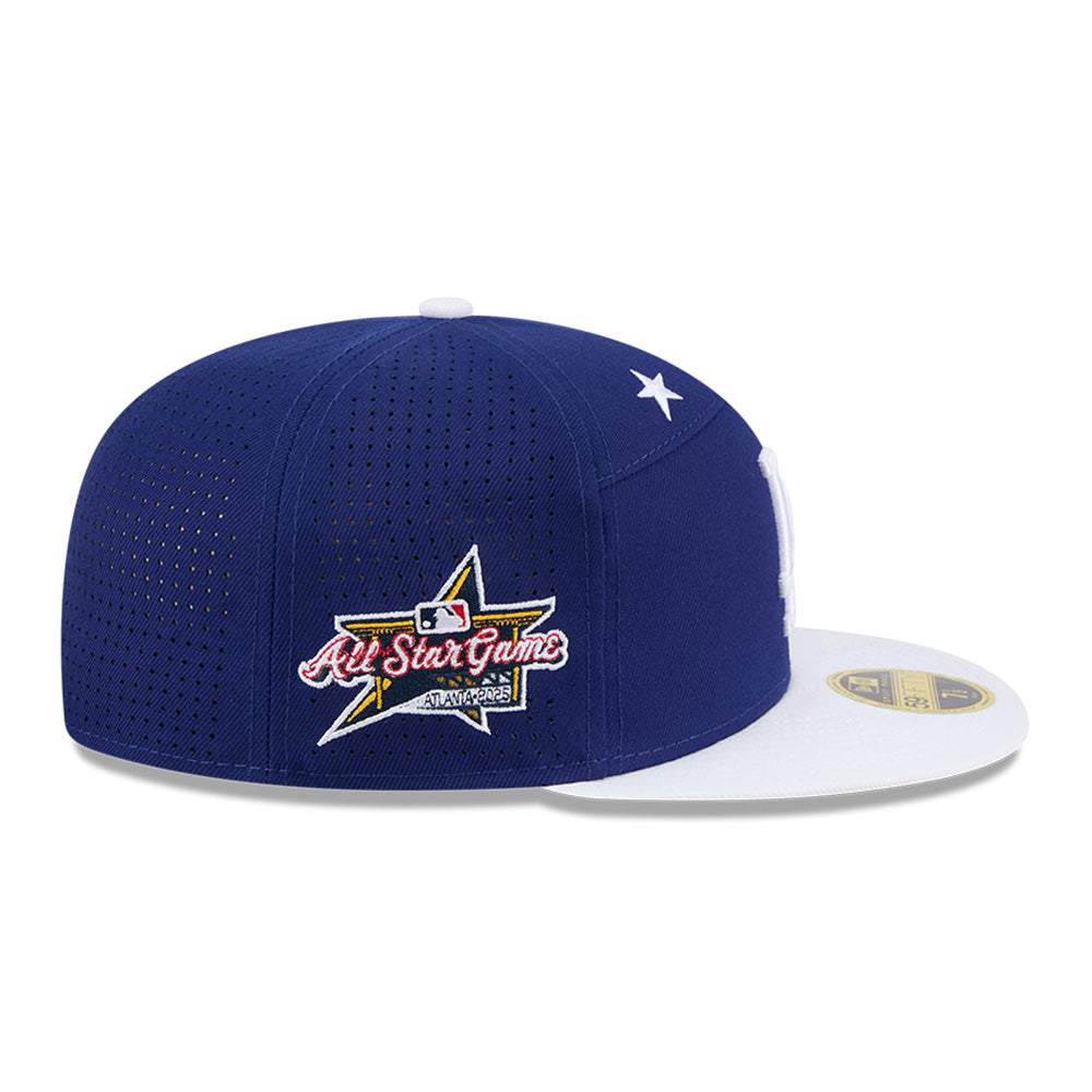 New Era Los Angeles Dodgers 2025 All Star Game Dark Blue 59FIFTY Split Panel Fitted Cap