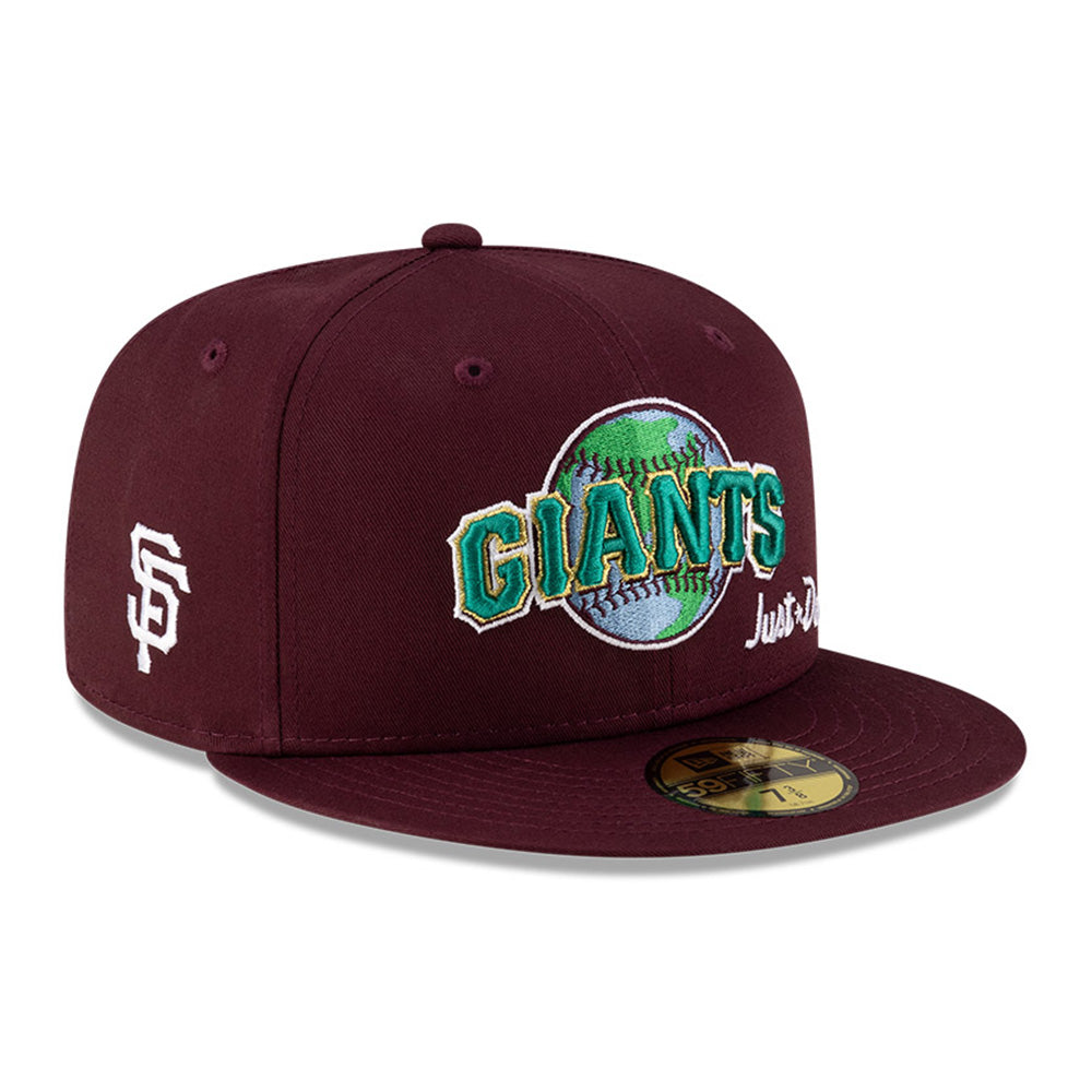 New Era San Francisco Giants Just Don x MLB Earth Day Maroon 59FIFTY Fitted Cap
