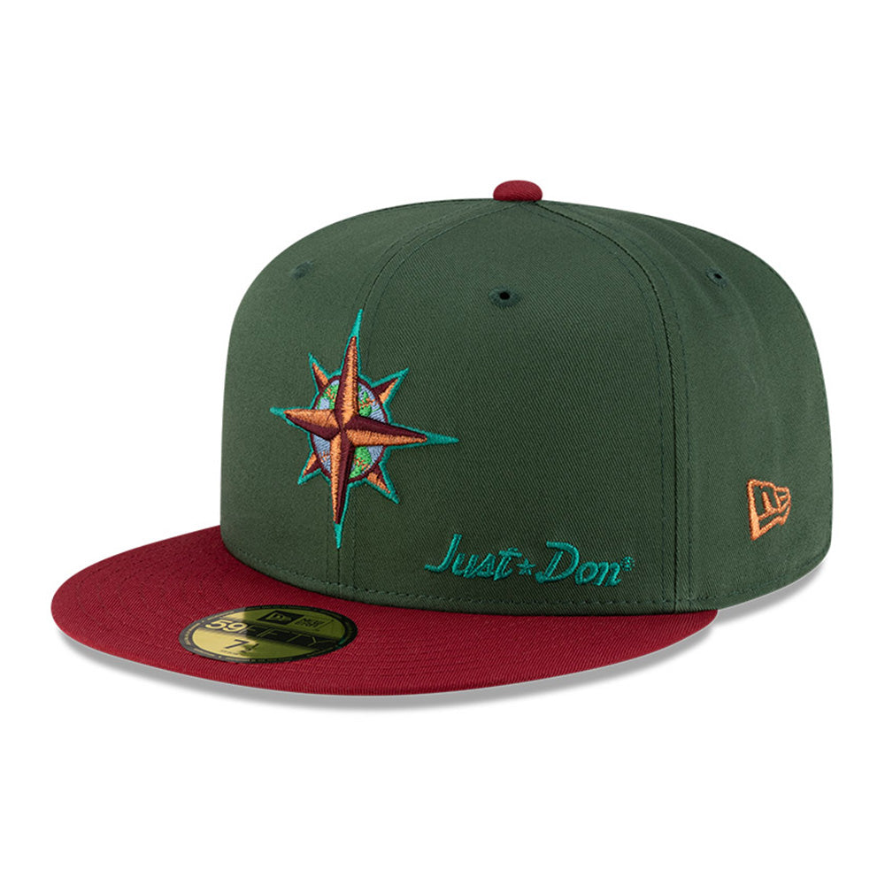 New Era Seattle Mariners Just Don x MLB Earth Day Green 59FIFTY Fitted Cap