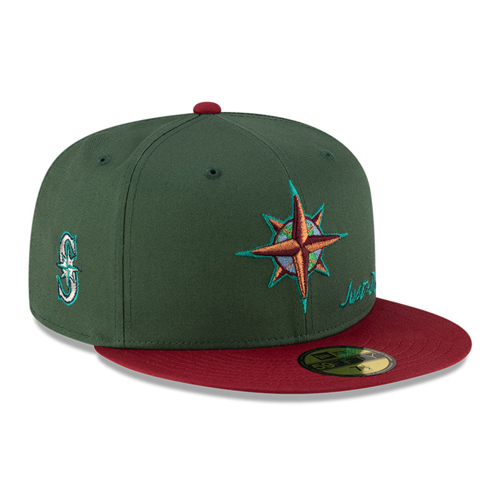New Era Seattle Mariners Just Don x MLB Earth Day Green 59FIFTY Fitted Cap