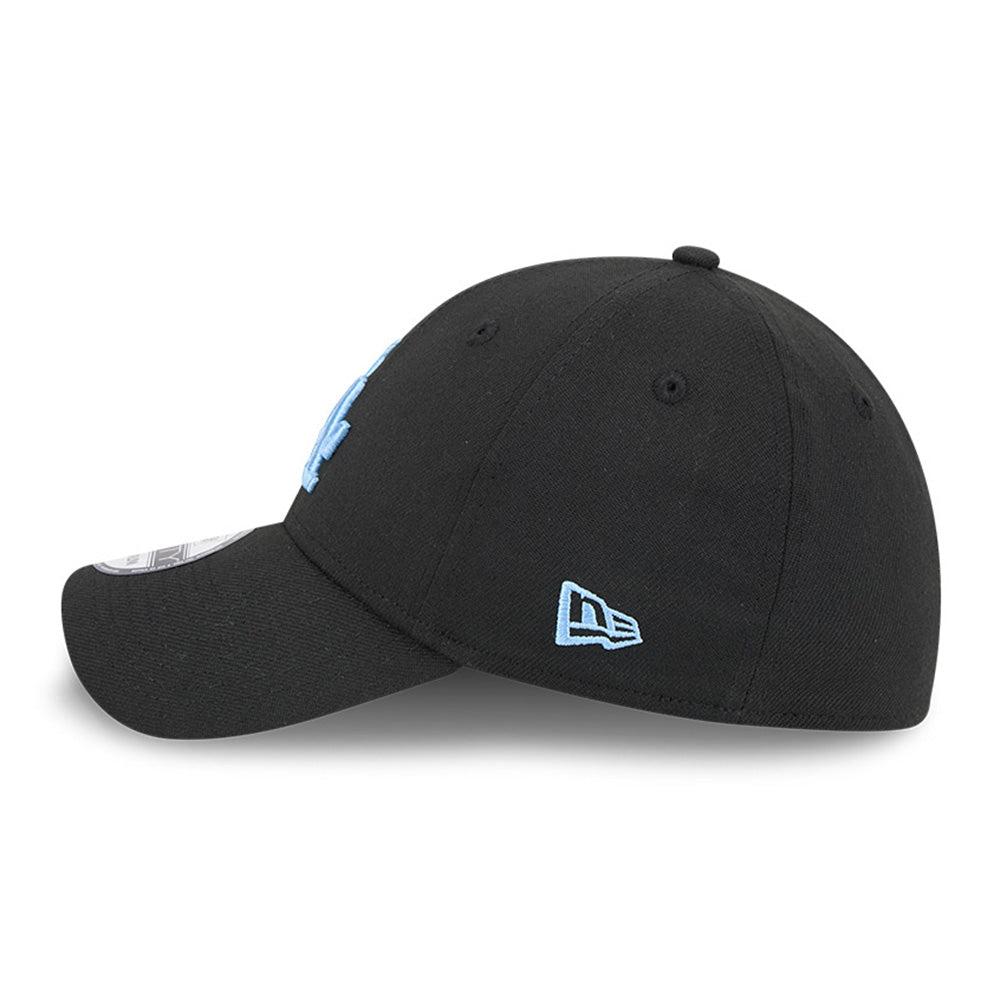 New Era Los Angeles Dodgers Q325 Sky Blue Black 39THIRTY Stretch Fitted Cap