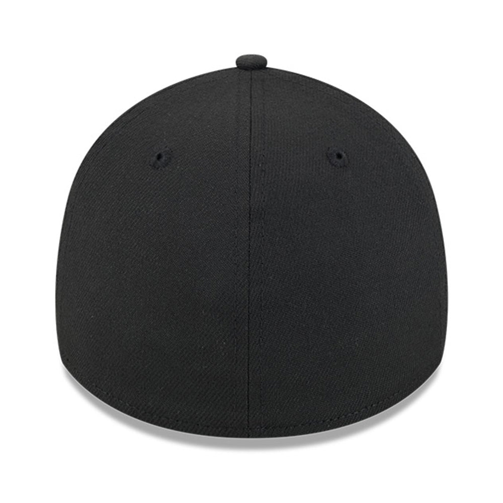 New Era New York Yankees Q325 Sky Blue Black 39THIRTY Stretch Fitted Cap