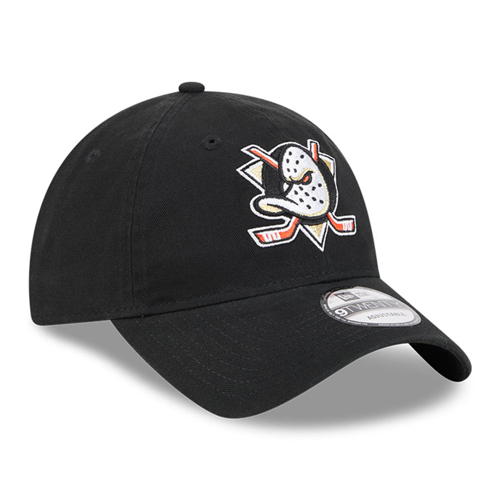 New Era Anaheim Ducks Black Washed 9TWENTY Adjustable Cap