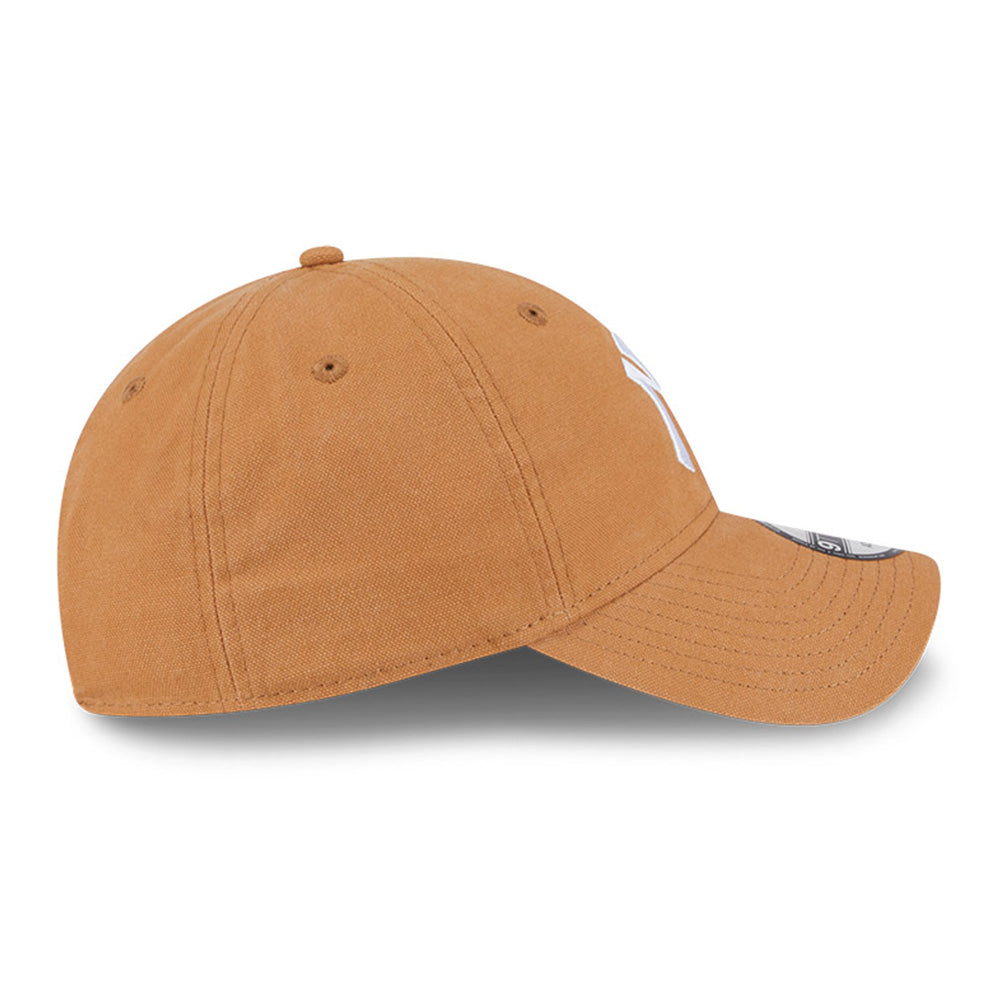 New Era New York Yankees Vintage Canvas Light Bronze 9TWENTY Adjustable Cap