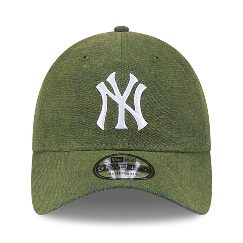 New Era New York Yankees Vintage Canvas Dark Green 9TWENTY Adjustable Cap