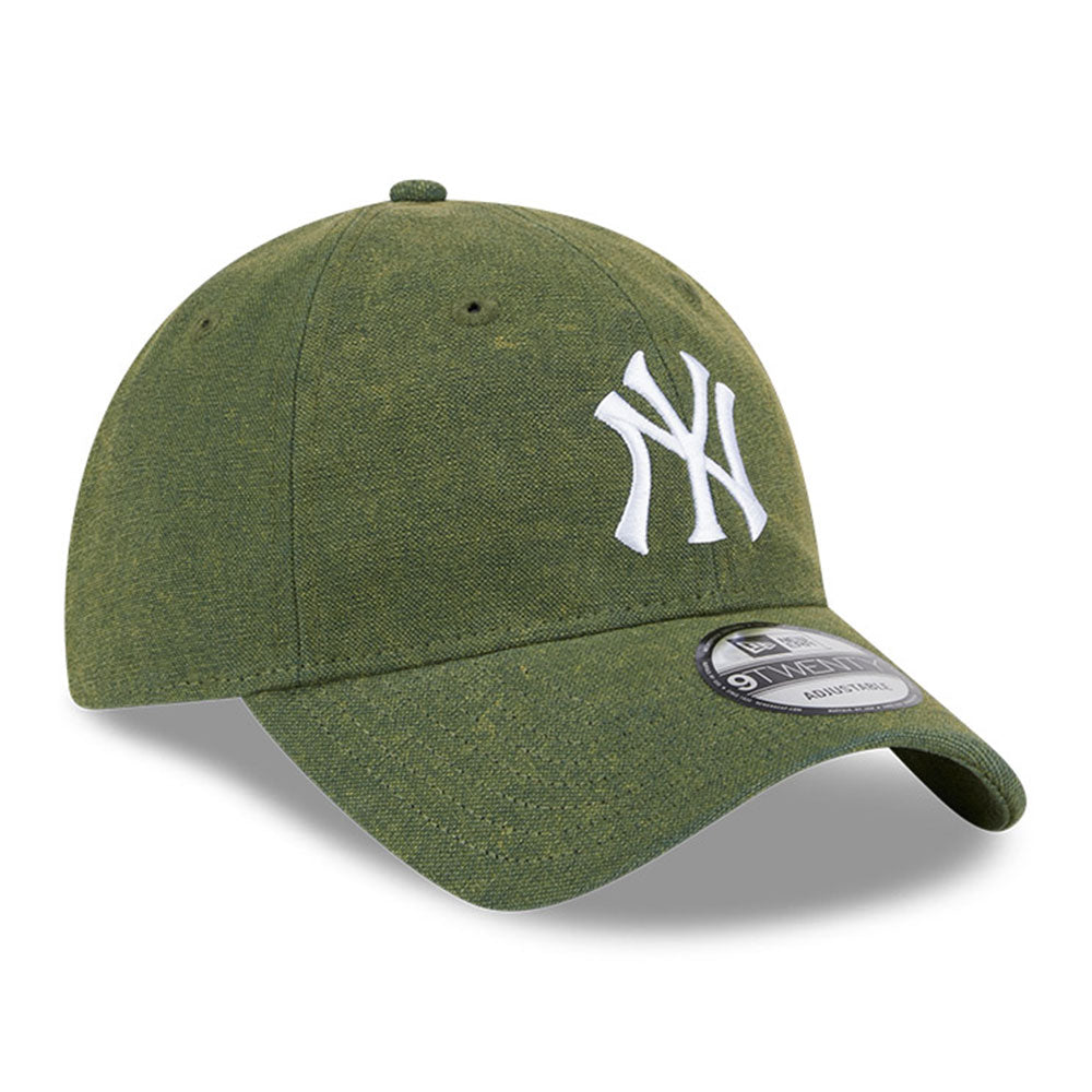 New Era New York Yankees Vintage Canvas Dark Green 9TWENTY Adjustable Cap
