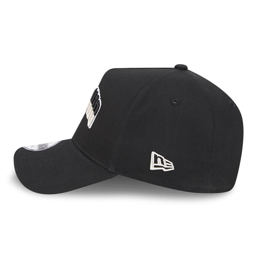 New Era San Antonio Spurs NBA Arch Black 9FORTY A-Frame Adjustable Cap