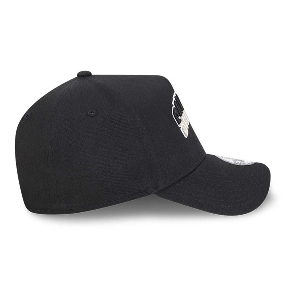 New Era San Antonio Spurs NBA Arch Black 9FORTY A-Frame Adjustable Cap