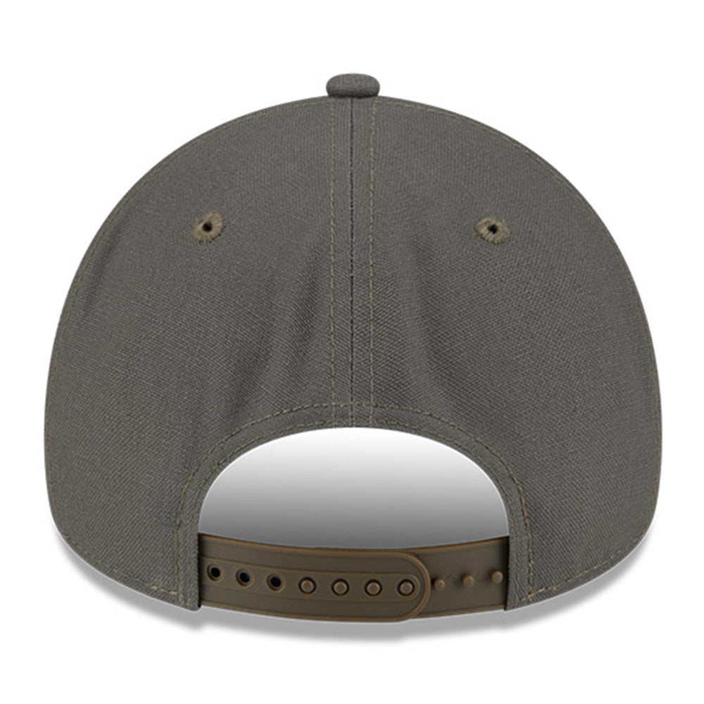 New Era Las Vegas Raiders Moss Canvas Chainstitching Dark Moss 9FORTY A-Frame Adjustable Cap