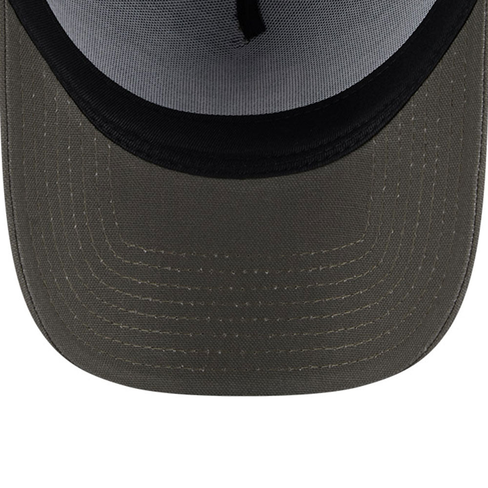 New Era Los Angeles Dodgers Moss Canvas Chainstitching Dark Moss 9FORTY A-Frame Adjustable Cap