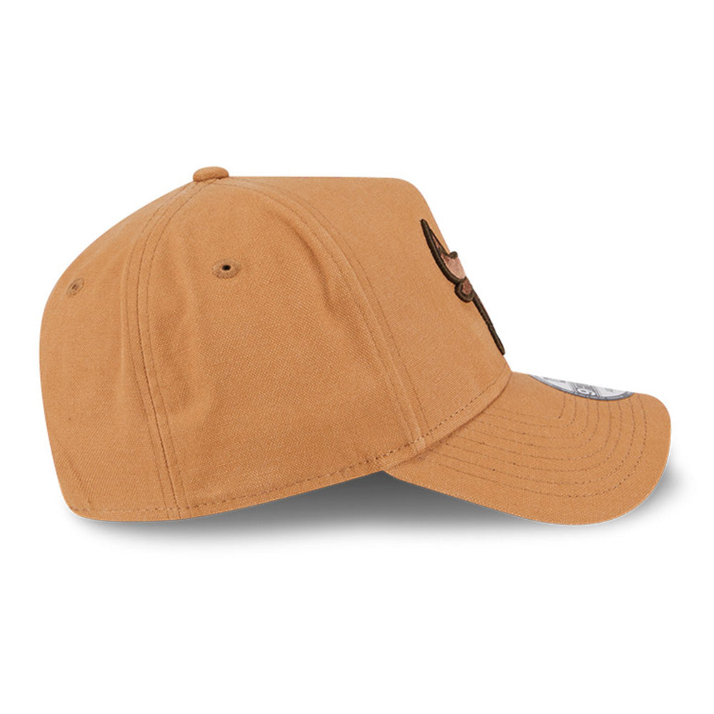 New Era Chicago Bulls Washed Canvas Bronze 9FORTY A-Frame Adjustable Cap