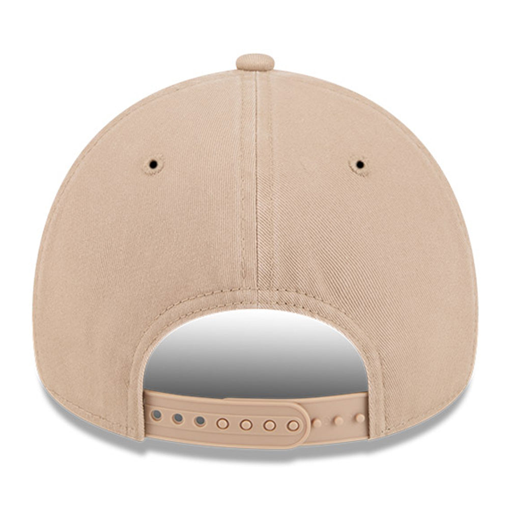 New Era Los Angeles Dodgers Visor Distress Camel 9FORTY A-Frame Adjustable Cap