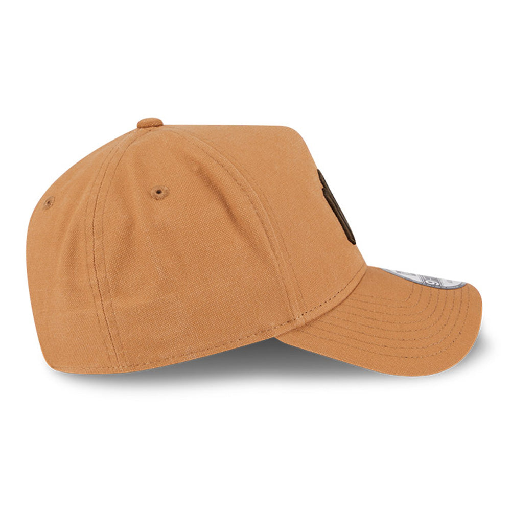 New Era New York Yankees Washed Canvas Bronze 9FORTY A-Frame Adjustable Cap