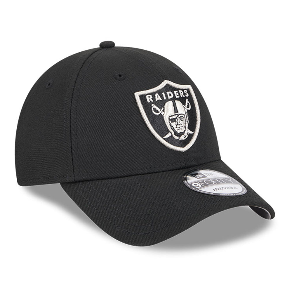 New Era Las Vegas Raiders Black Metallic Q325 9FORTY Snapback Cap