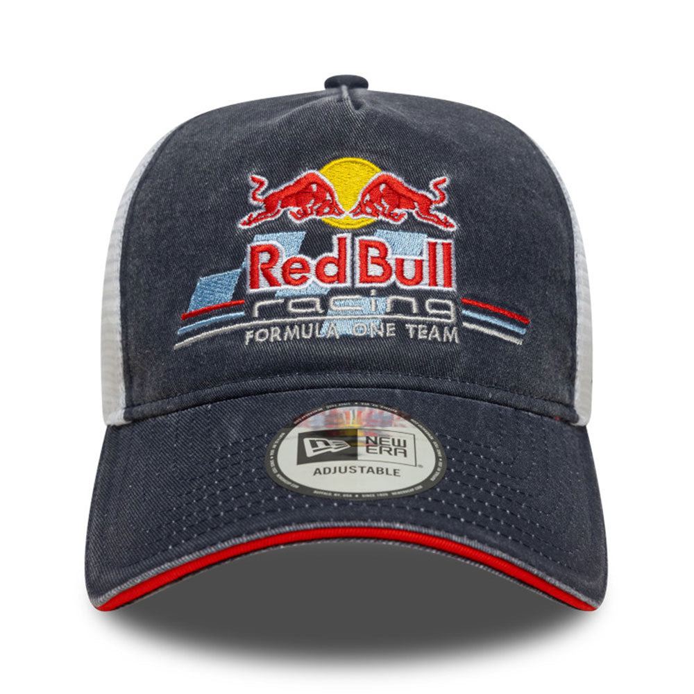 New Era Red Bull Racing Reedition Night Sky Navy 9FORTY E-Frame Trucker Snapback Cap