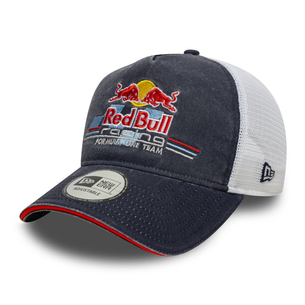 New Era Red Bull Racing Reedition Night Sky Navy 9FORTY E-Frame Trucker Snapback Cap