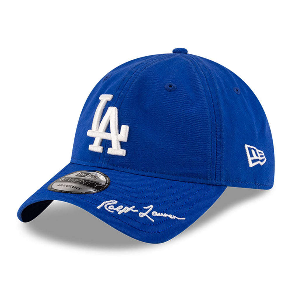 New Era x Ralph Lauren Los Angeles Dodgers Blue 9TWENTY Unstructured Adjustable Cap