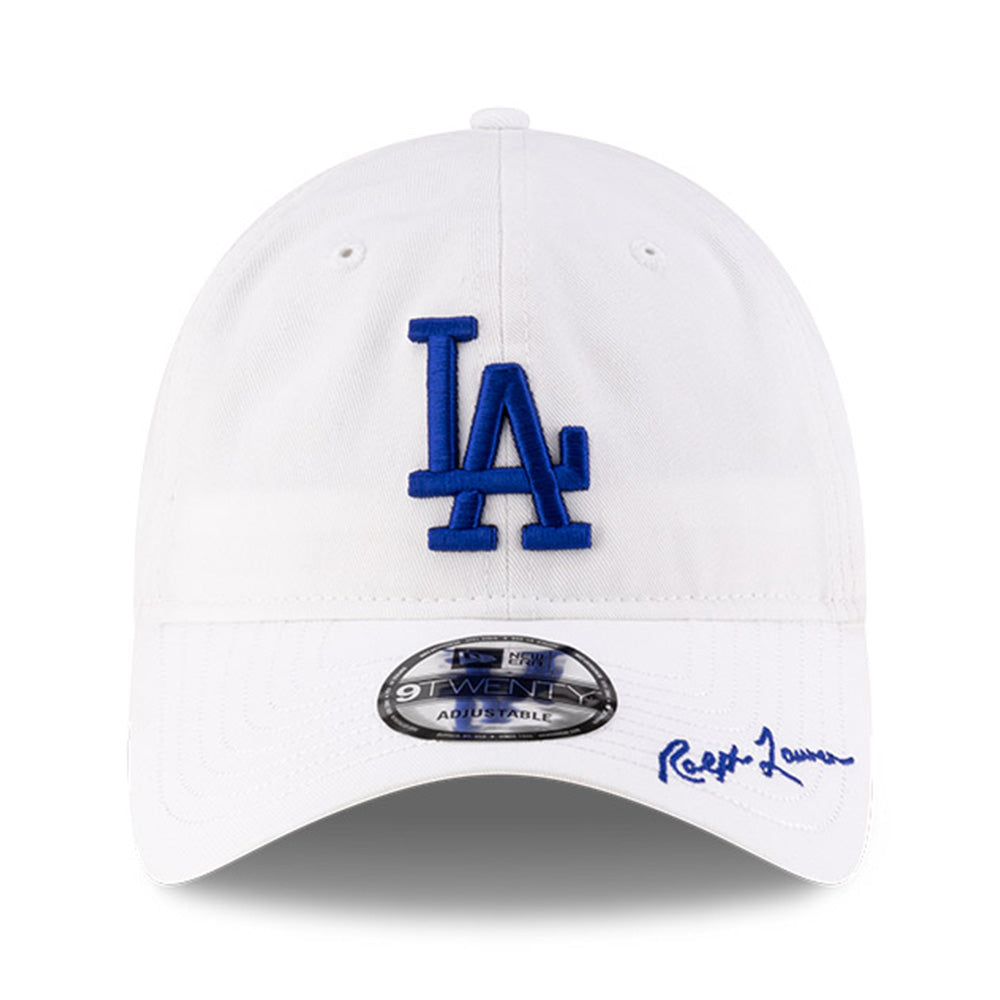 New Era x Ralph Lauren Los Angeles Dodgers White 9TWENTY Unstructured Adjustable Cap