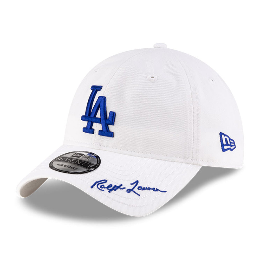 New Era x Ralph Lauren Los Angeles Dodgers White 9TWENTY Unstructured Adjustable Cap