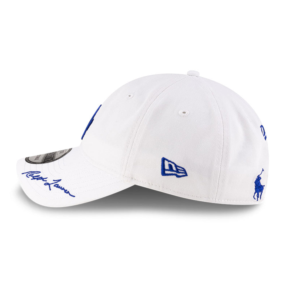 New Era x Ralph Lauren Los Angeles Dodgers White 9TWENTY Unstructured Adjustable Cap