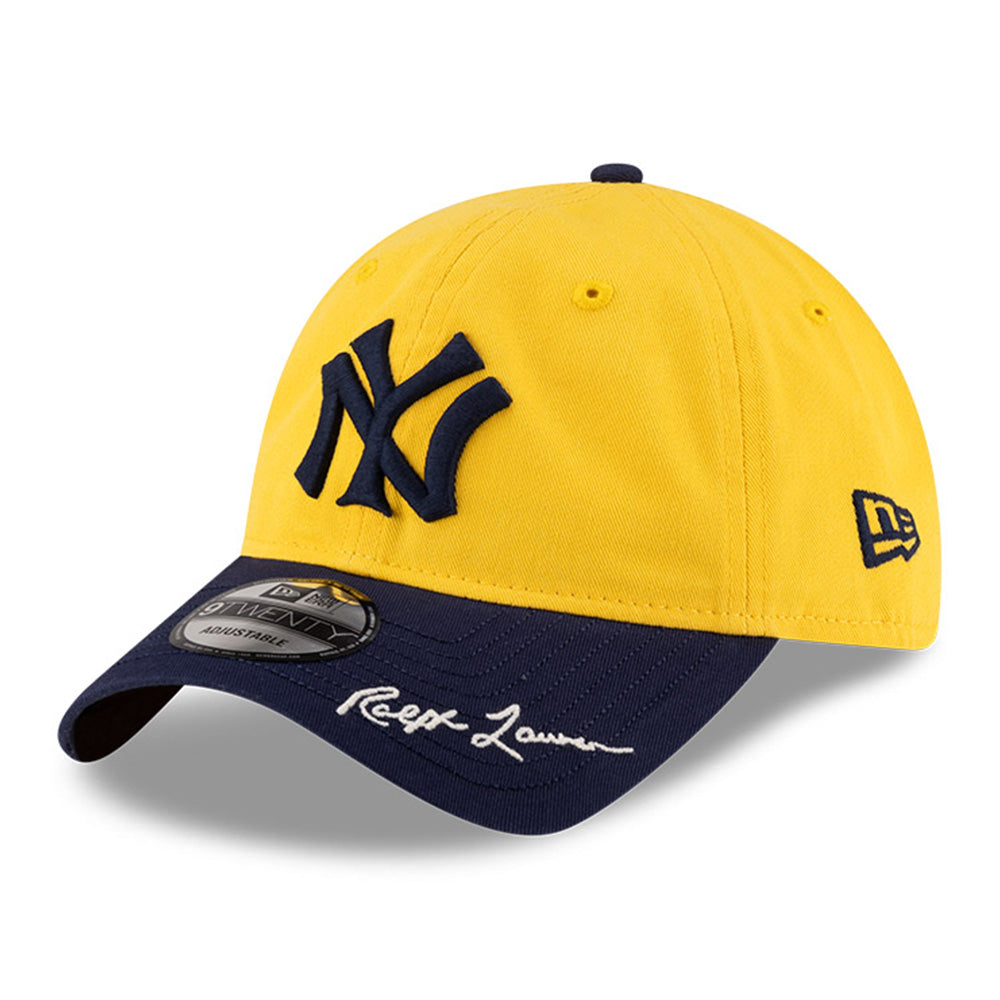 New Era x Ralph Lauren New York Yankees Yellow 9TWENTY Unstructured Adjustable Cap