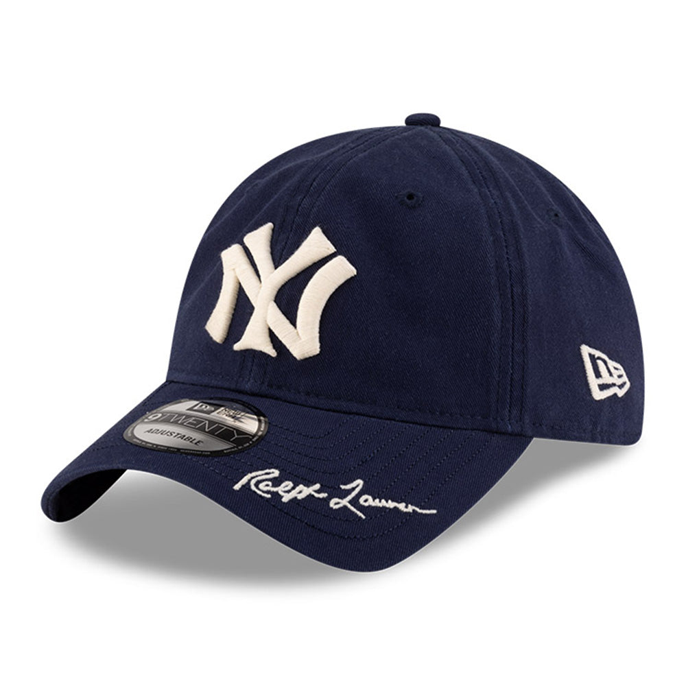 New Era x Ralph Lauren New York Yankees Navy 9TWENTY Unstructured Adjustable Cap