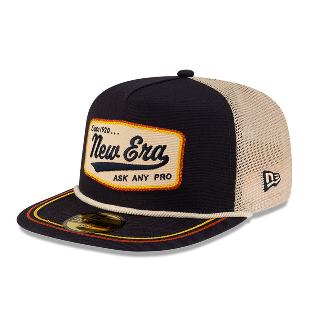 New Era Script 59FIFTY Day 2025 Multi Pre-Curved 59FIFTY A-Frame Trucker Fitted Cap