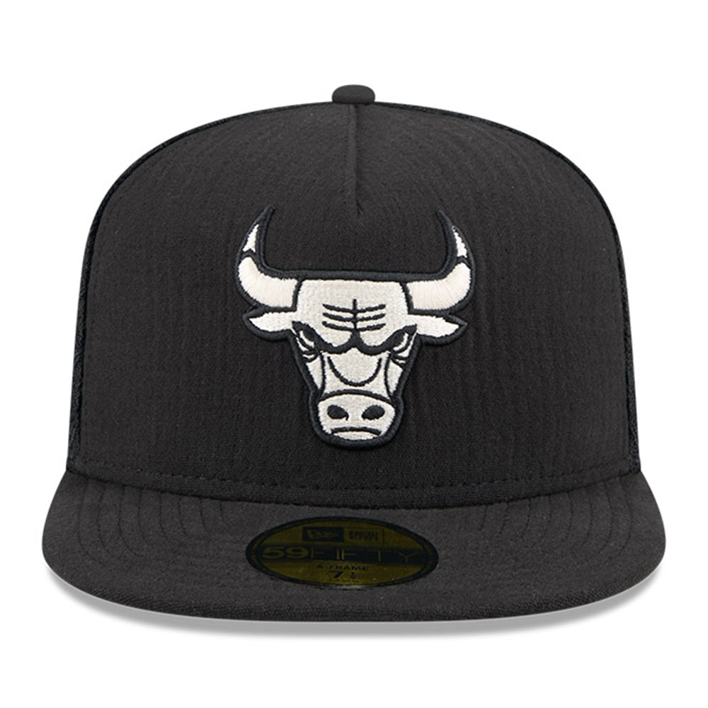 New Era Chicago Bulls NBA 2025 59FIFTY Day Black 59FIFTY A-Frame Fitted Cap